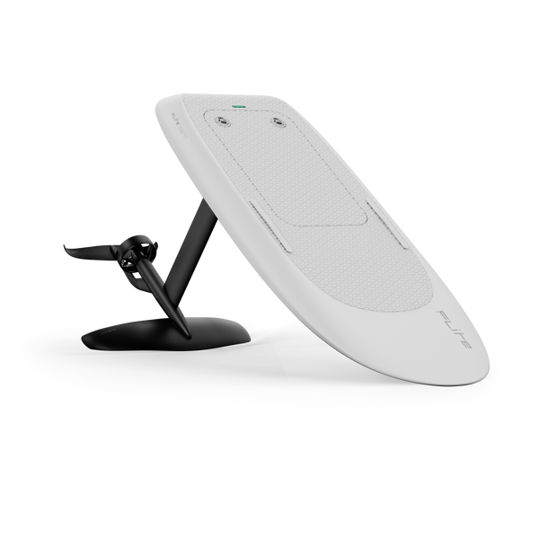 Fliteboard Fiberglass White board featuring 75cm Black eFoil with Cruiser 1100 and 290 wings